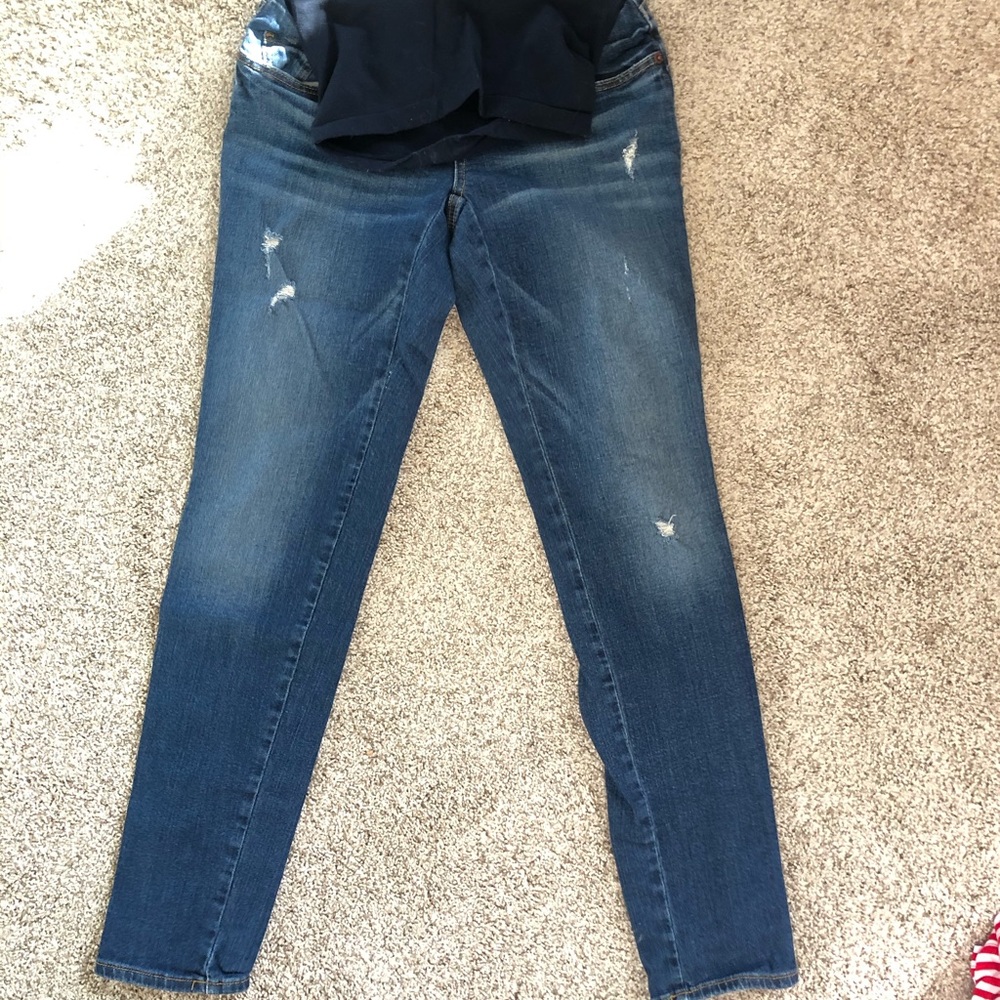 Full panel maternity jeans